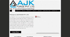 Desktop Screenshot of ajkforge.com