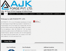 Tablet Screenshot of ajkforge.com